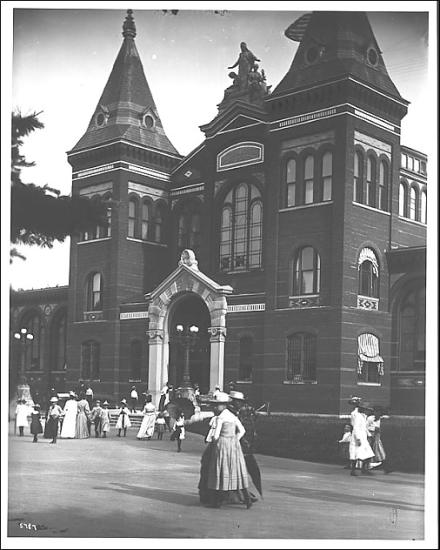 Early 1900s view of the Smithsonian’s Arts and Industries Building