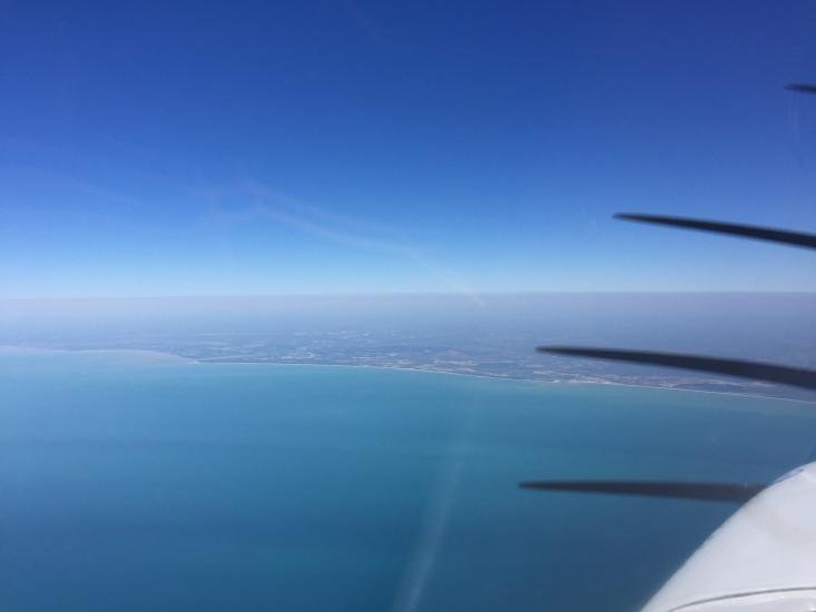 The Australian coast, as seen from the equator. Credit: Shaesta Waiz 