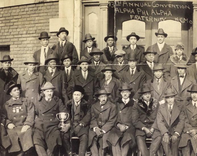 Rows of men, members of Alpha Phi Alpha