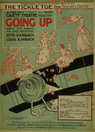 Sheet music cover. 