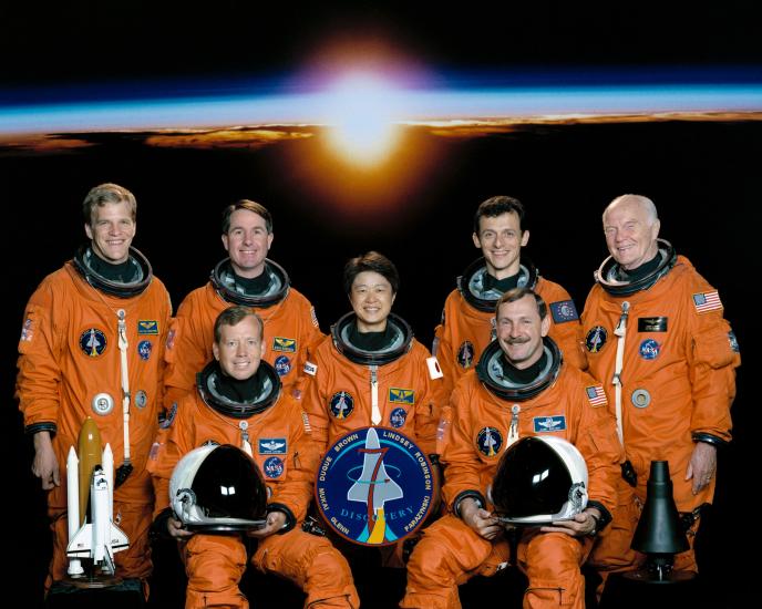 STS-95 Astronauts, including John Glenn.