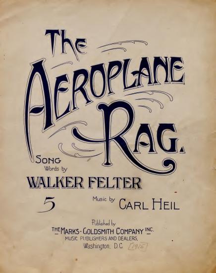 Sheet music cover. 