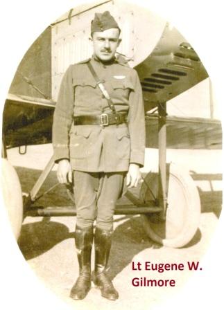 2Lt Eugene W Gilmore WWI Pilot