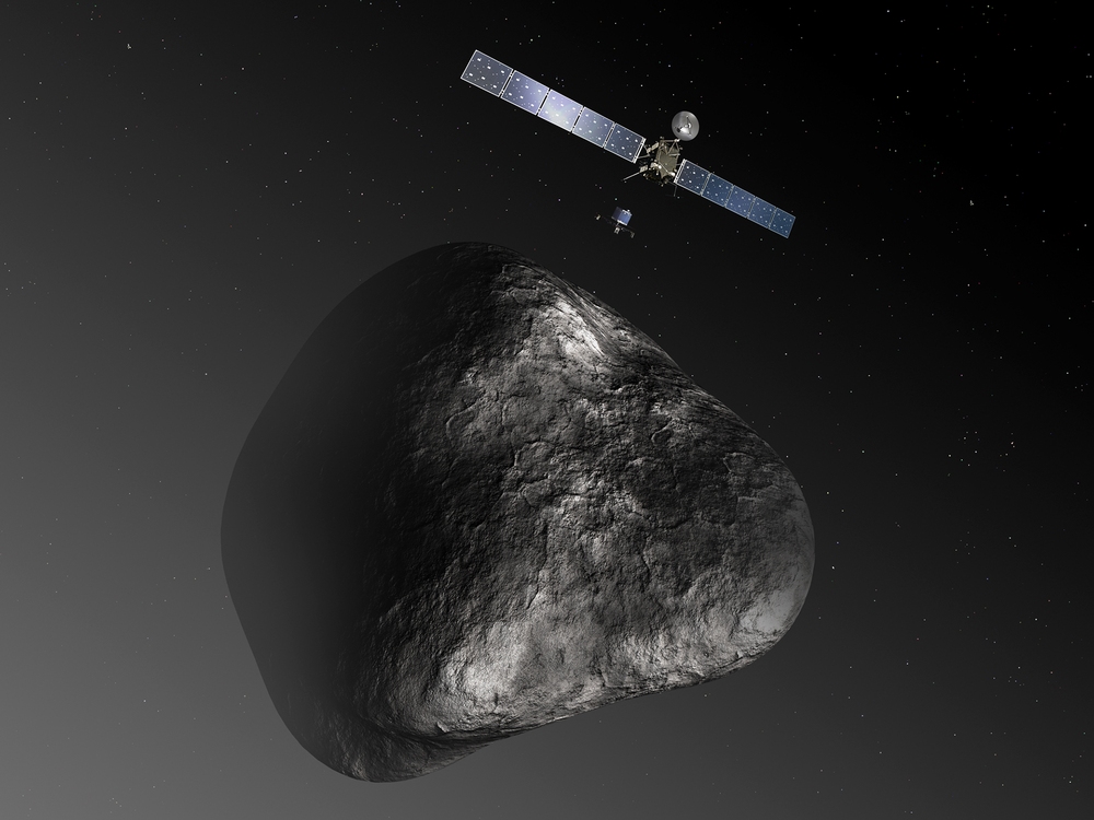 Rosetta Follows a Comet