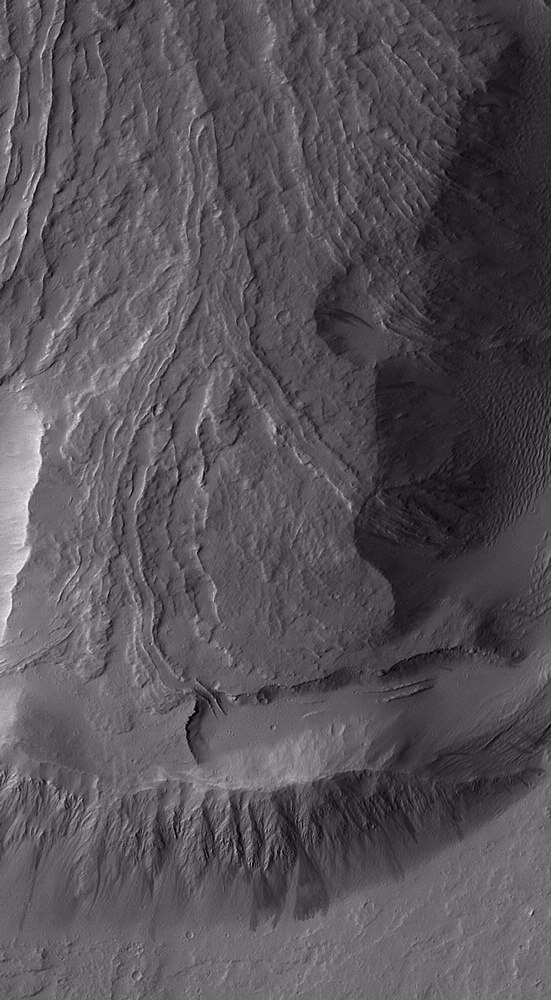 Lava Flow from Olympus Mons