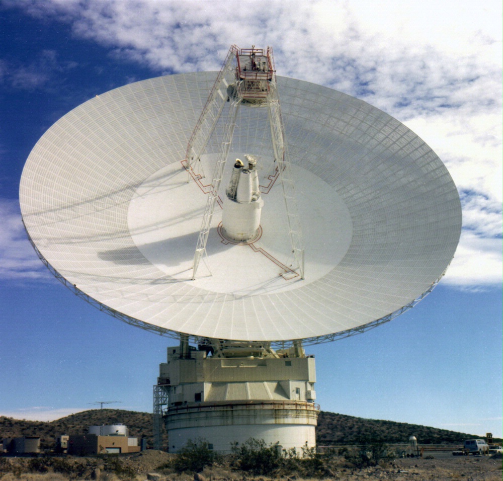 Front View of the 70m antenna at Goldstone, California