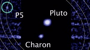 Compass and Scale Image of Pluto
